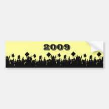 Clase 2009 de BumperSticker ChooseBkGrd/año/color Pegatina De Parachoque