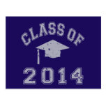 Clase 2020 de la graduación - gris tarjeta postal