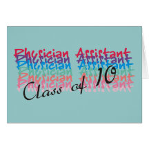 Clase auxiliar del médico "de 10" felicitacion 