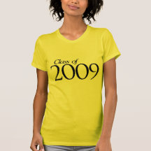 Clase de 2009 camiseta