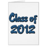 Clase de 2012 - azul felicitacion 