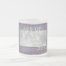 Clase de 2012 - explosión rosada del trullo taza