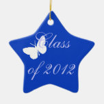 Clase de 2012 - mariposa azul ornamento de reyes magos