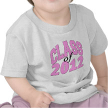 Clase de 2012 (rosa) camisetas