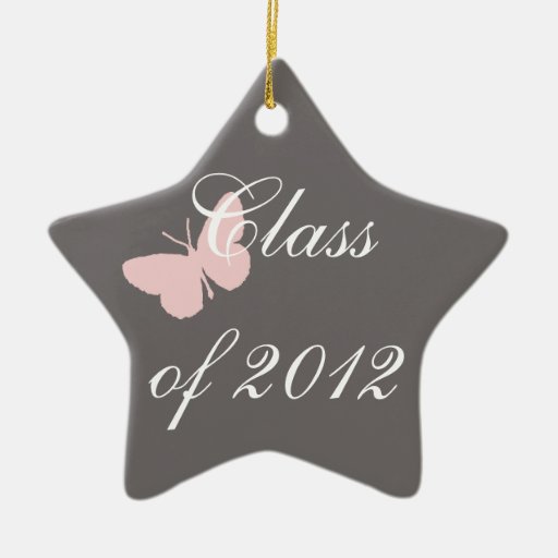 Clase de 2012 - rosa y gris ornato