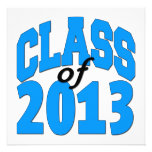 Clase de 2013 (azul) anuncio personalizado