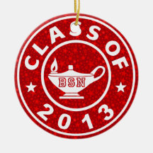Clase de 2013 BSN Ornamento De Navidad