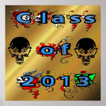 Clase de 2013 - poster de los cráneos