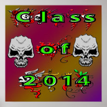 Clase de 2014 - poster de los cráneos