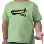 Clase de 2025, camiseta divertida linda del bebé