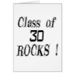 ¡Clase de '30 rocas! Tarjeta de felicitación