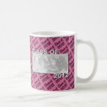 Clase de bastidor cortado 2012 de la foto - rosa y taza de café