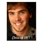 Clase de cambio de la graduación de la foto al año tarjeta postal