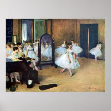 Clase de danza. Edgar Degas Posters