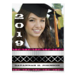 Clase de invitaciones de la foto de la graduación postales