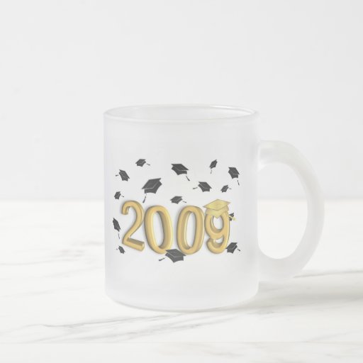 Clase de la graduación 2009 de taza helada celebra