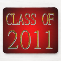 Clase de la graduación 2011 Mousepad Tapetes De Raton