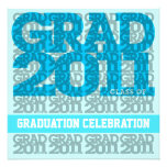 Clase de la invitación 2011 de la fiesta de gradua