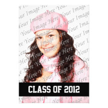 Clase de la invitación 2012 de la graduación de la