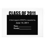 Clase de las TARJETAS 2011 de RSVP Invitaciones Personalizada