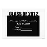 Clase de las TARJETAS 2012 de RSVP Anuncios Personalizados