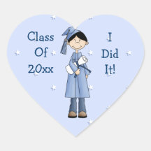 Clase de pegatinas de la graduación 20XX
