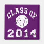 Clase del béisbol 2014 iman para frigorífico