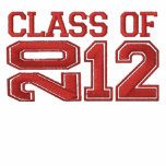 Clase del bloque 2012 - añada el nombre de su escu sudadera bordada con serigrafia