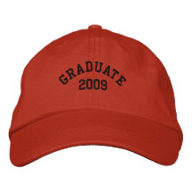 Clase del graduado 2009 de 2009 gorra de béisbol bordada