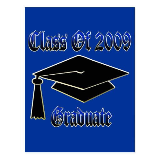 Clase del graduado 2009 postales