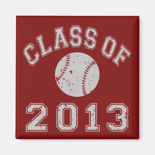Clase del gris 2013 del béisbol imán de frigorífico