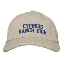 Clase del *HAT* del rancho de Cypress alta de 13 Gorros Bordados