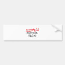 Clase del neurólogo… de una gran cosa etiqueta de parachoque