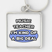 Clase del profesor de música… de una gran cosa llaveros