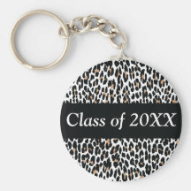 Clase personalizada leopardo de llavero
