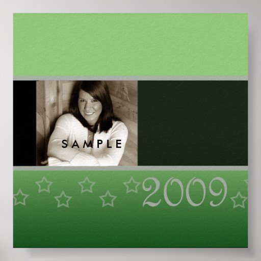 CLASE VERDE DEL POSTER MANUSCRITO KEEPSAK DE LA FO