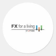 Clásico FX Blanco Pegatina