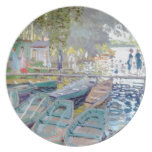 Claude Monet - bañistas en el La Grenouillère Platos