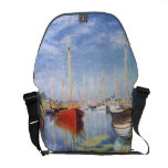 Claude Monet: Barcos de placer en Argenteuil bolsas messenger