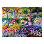 Claude Monet: Jardín del iris por Giverny Postales
