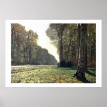 Claude Monet - La Route du Bas-Breau Impresiones