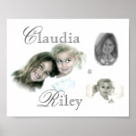 , claudia, y, collage de riley… posters
