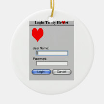 Clave a mi corazón ornamento de navidad