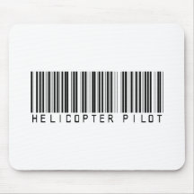 Clave de barras experimental del helicóptero tapete de raton