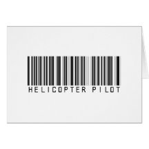 Clave de barras experimental del helicóptero felicitacion 
