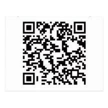 Clave de barras Scannable de QR Tarjetas Postales