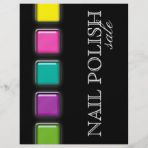 Clave la paleta colorida de la belleza del aviador flyer personalizado