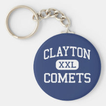 Clayton - cometas - alto - Clayton Carolina del No Llaveros Personalizados