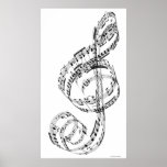Clef agudo poster