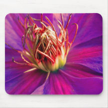 Clematis Mousepad del fuego de Psychadelic Tapetes De Ratón